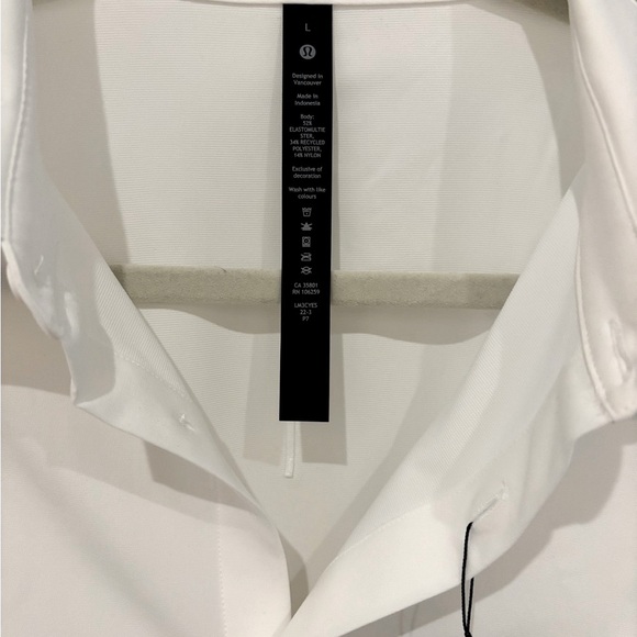 Lululemon Athletica Classic White Dress Shirt New Venture - Picture 3 of 4